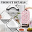 Multifunctional Protective Case Handle Polyester for Home Kitchen Indoor, Pink Butterflies 4