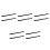 10Pcs Plastic Threshold Ramp Pads for Sweeping Robots Black Home Use 4