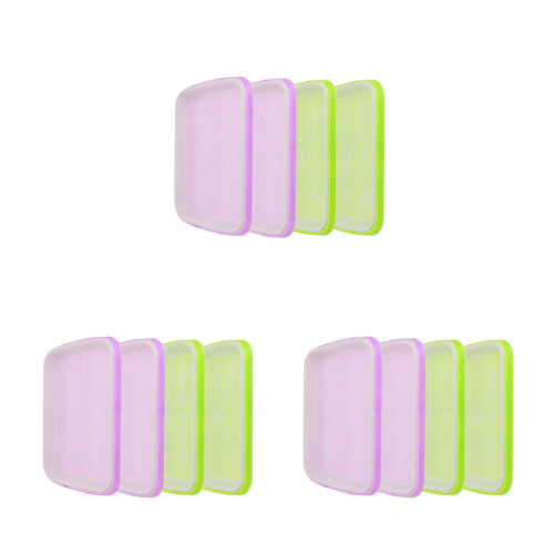 12Sets Keimschale Doppellagig, Anzucht- Und Wassertrays