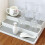 Non-Slip Kitchen Spice Shelf Rack - White PS Material for Organized Storage 7