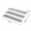 Non-Slip Kitchen Spice Shelf Rack - White PS Material for Organized Storage 8