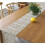 Crochet lace table runner black 9 x 55 inch 2