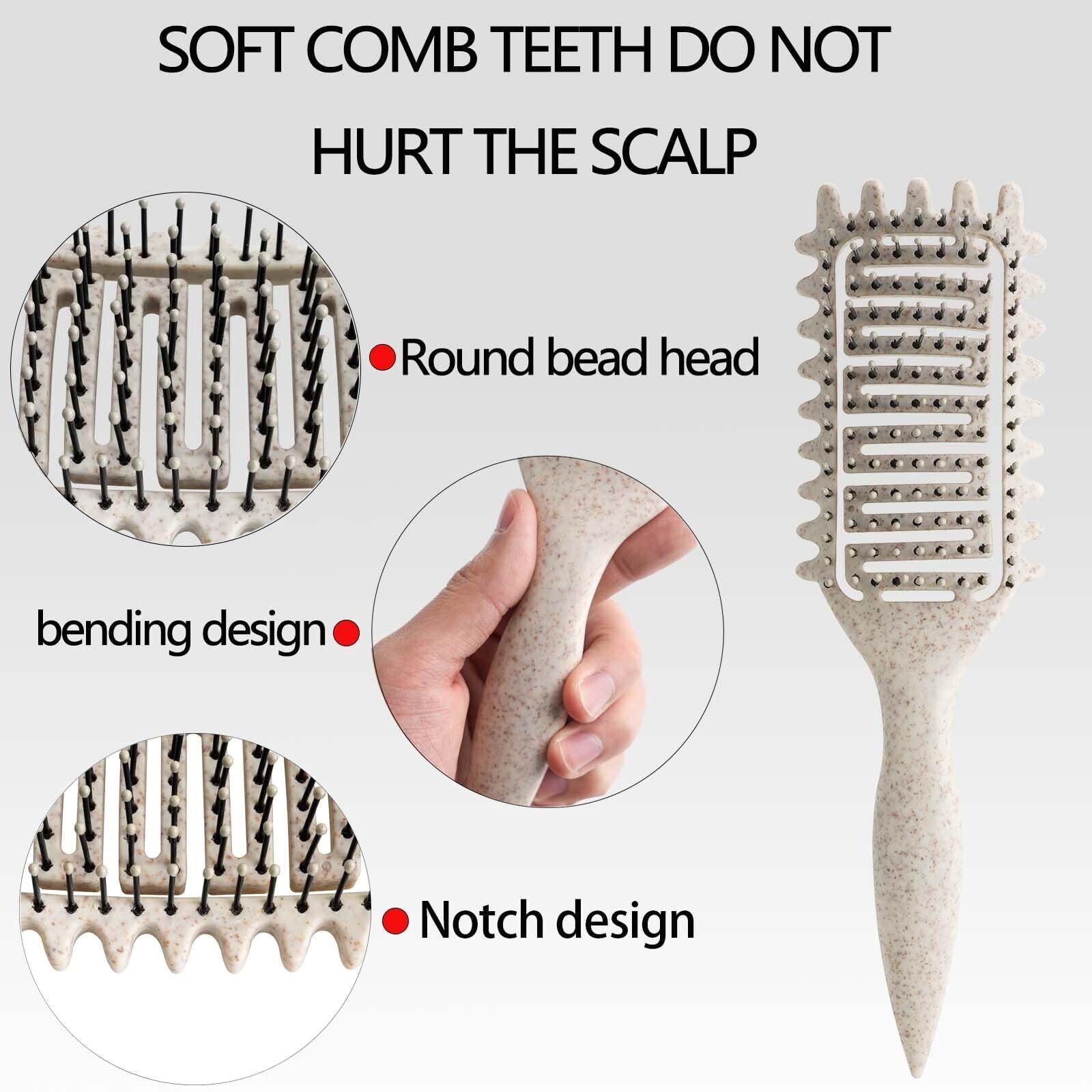 Curl Defining Brush for Curly Hair, Vented Detangling on OnBuy