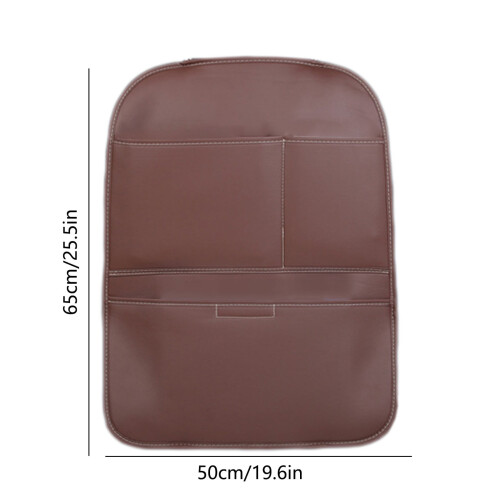 Car Seat Back Kick Pad Protector Leather Universal Fit 2