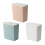 Small Trash Container for Desk Storage Bucket White 8.7*6.1in 1Pack 6