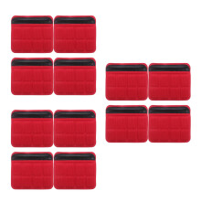 12Stk Rote Chin Pads Für Sporthelme Komfortable Polsterung