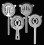 4 Pack Stainless Steel Cocktail Strainer Bar Tool Ice Filter Set 3
