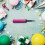 Hand Push Balloon Pump Plastic 3 pcs 8