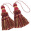 Key Tassel Craft Decorative Long Tassels 2 Pcs 5