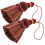 Key Tassel Craft Decorative Long Tassels 2 Pcs 8