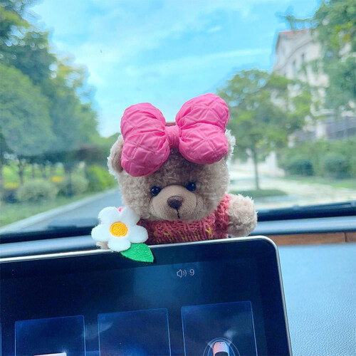 P Bear Car Ornaments Car Dashboard Auto Interior Sn Dections J7I2 1