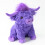 Λούτρινο ζωάκι Purple Highland Cattle: Ρεαλιστική και μαλακή λούτρινη κούκλα αγελάδα, 6