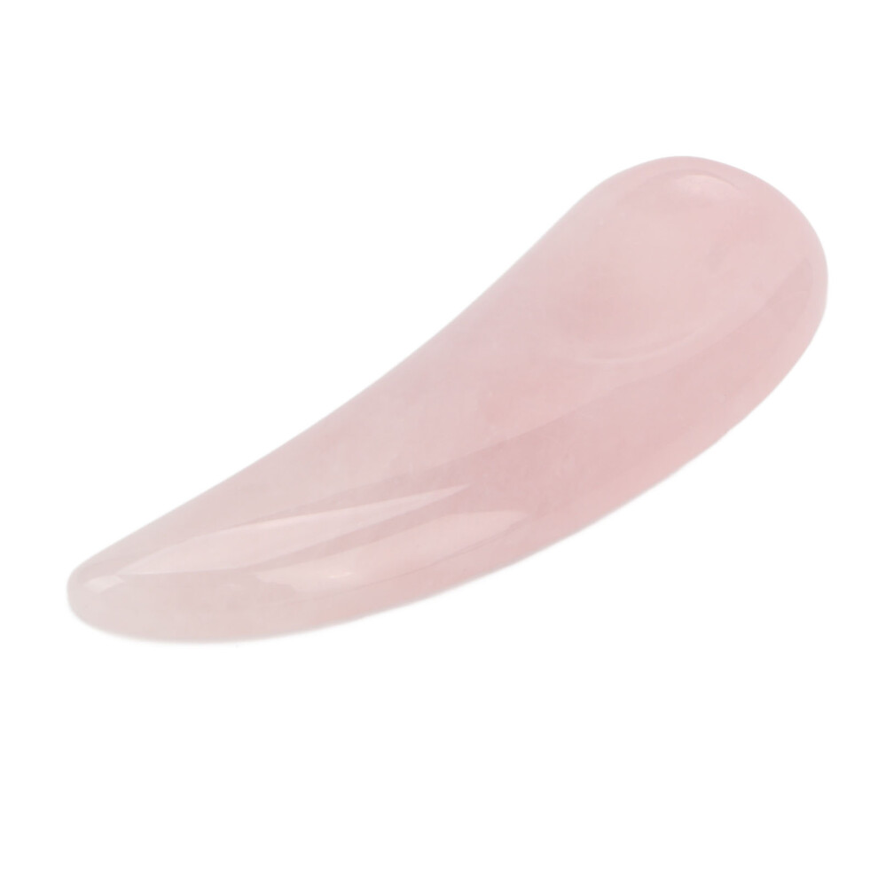 Pink Jadestone Eye Mini Scoop Gua Sha For Puffiness & Tension Relief,