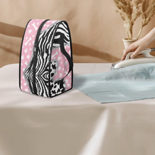 Iron Carry Bag with Zebra and Paw Prints for Handheld 2