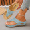 Women's Sky Blue Summer Sandals Wedge Heel Size 36 7