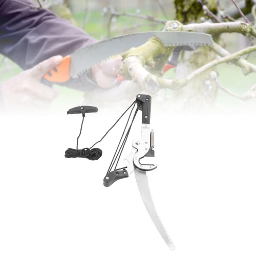 Extendable Tree Pruner Saw Head 13.5 inch 3.5 cm Cutting 1