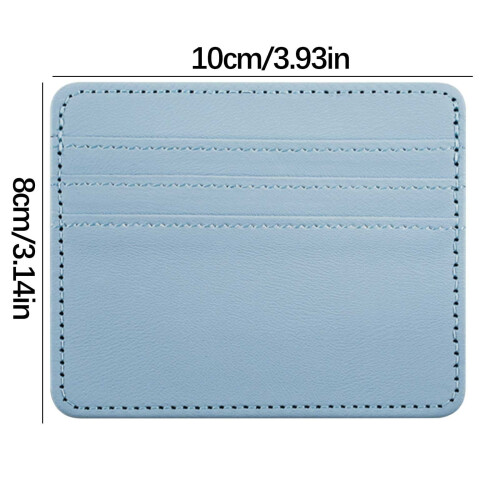Leather RFID Blocking Wallet with 4 Card Slots and Cash 2