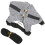 2Sets Small Pet Chest Strap and Leash Grey Cotton Polyester Comfort 2