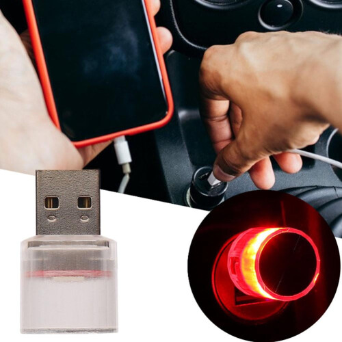 Car LED Atmosphere Light Colorful USB Decorative 2