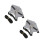 2Sets Small Pet Chest Strap and Leash Grey Cotton Polyester Comfort 8
