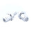Brake Block Adjuster Aluminum Alloy 2-Pack 8
