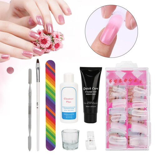 Slip Solution Nail Kit Featuring High Quality Formula Gel Nail Extension Time-Saving Application Smart Curing Technology Flawless Finish 2