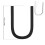Stainless Steel Floating Door Numbers Black 76mm 2