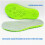 Παιδικοί πάτοι αθλητικών παπουτσιών 3D Memory Foam – Απορροφούν τους κραδασμούς, 3