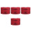 2000Pcs Perforated Red Double Roll Raffle Tickets for Holiday Events 5
