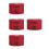 2000Pcs Perforated Red Double Roll Raffle Tickets for Holiday Events 9
