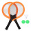 Badminton Rackets for Kids Orange 2 pcs 7