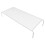 2Pcs White Metal Desktop Monitor Stand Mesh Computer Riser 2