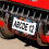 Abstract Art Flower License Plate Frames Natural Aluminum 5