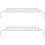 2Pcs White Metal Desktop Monitor Stand Mesh Computer Riser 6