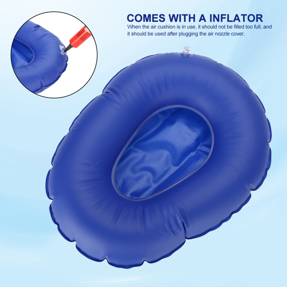 Blue Pvc Inflatable Cushion For Wheelchair Users
