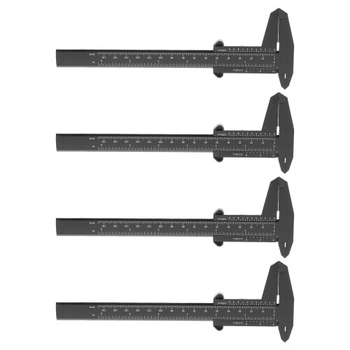 20Pcs Black Plastic Pocket Calipers Portable Precision Measuring Tools 1