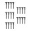 20Pcs Black Plastic Pocket Calipers Portable Precision Measuring Tools 4