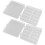 2pcs Plastic Storage Containers 8 Compartment Divider Box for Screw Tools Organizers 2
