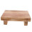 Foot Stool for Desk Light Brown Wood Simple Design 1Pcs 4