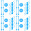 4 Pack Game Spinners Board Accessory Bug Cage Foil Parent-Child Blue 6