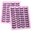 Φυσικές ψεύτικες βλεφαρίδες Cat Eye Wispy 13/14/15mm, 3D βλεφαρίδες όγκου, μαλακή ταινία, 6