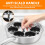 Stainless Steel Egg Poacher Pan with 6 Cups 5