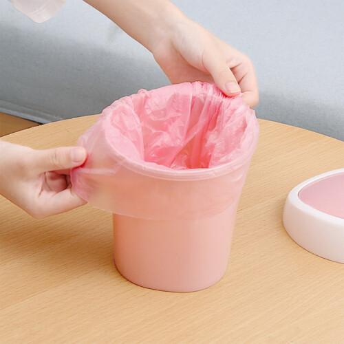 YLOMAY Desktop Trash Can with Lid 10L 2