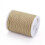 11m/roll Round Waxed Polyester Twisted Cord Craft Braided Bracelets String 1mm-Tan 2