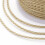 11m/roll Round Waxed Polyester Twisted Cord Craft Braided Bracelets String 1mm-Tan 3