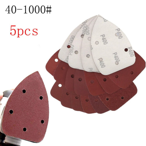 Sanding Discs 140x98mm 5 pcs Abrasive Paper for 140mm 1
