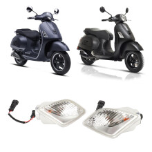 Pair Rear Turn Signal Lights for Vespa GTS 150-300, Blinker Left Right