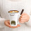 Tealight Fondue Cups Set Red Ceramic 4 pcs 7
