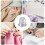 Sewing Thimble Finger Protector, 30 Pcs Metal Finger Shield Ring for Hand Sewing,  Accessories DIY Sewing Tools 5