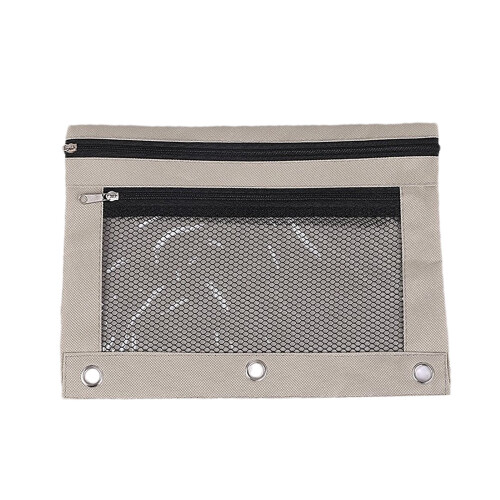 Three-hole Pencil Case Large Capacity Zipper Pencil Bag Pouch 1